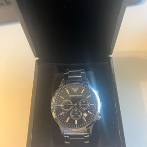 Giorgio Armani watch. Silver. Worn 2 times.